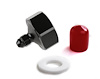 16221NOS Bottle Nut Adapter -4AN-660 [Anodized Black] - image 1