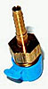 Brass Hose Connection Adapter 1/8" NPT to 3/16" Hose - image 1