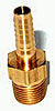 Brass Hose Connection Adapter 1/8" NPT to 1/4" Hose - image 1