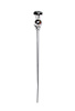 Super Hi-Flo Nitrous Bottle Valve with Black Gauge & Siphon Tube [15 & 20 lb. Bottles]