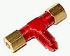 3AN-3/16 RED COMP TEE - image 1