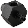 Fuel Pressure Gauge Adapter Fitting [-8 AN Male to -8 AN Female 1/4 in. NPT] - image 1