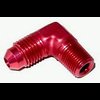 -4AN x 1/4" NPT - Red 90° Elbow Fitting - image 1