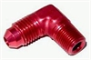 -6AN x 3/8" NPT - Red 90° Elbow Fitting - image 1