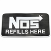NOS Refills Here Decal [Carbon Fiber Printed Vinyl] - image 1
