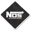 NOS Diamond Shaped Decal [Carbon Fiber Printed Vinyl] - image 1