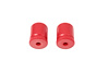 Rear Bump Stop Kit for 2007-2018 Jeep JK Wrangler [Polyurethane, Red]