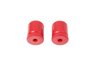 Rear Bump Stop Kit for 2007-2018 Jeep JK Wrangler [Polyurethane, Red] - image 2