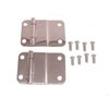 11114.01 Tailgate Hinge Kit for 1976-1986 Jeep CJ (Polished Stainless) - image 2