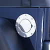 Stainless Steel Gas Cap Door for 1997-2006 Jeep Wrangler TJ