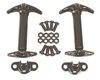 Hood Catch Kit for Select 1945-1995 Jeep Models [Black] - image 2