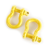 D-RINGS 7/8INCH YELLOW PA - image 1
