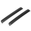 REAR WINDOW VISORS  BLACK - image 1