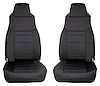 Neoprene Front Seat Covers for 1997-2002 TJ Wrangler [Black]