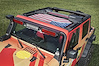 Eclipse Front Sun Shade for 2007-2018 Jeep JK 2-Door & JKU 4-Door Wranglers [American Flag] - image 1