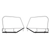 13703.80 Soft Top Upper Door Skin Frames for 1997-2006 Jeep Wrangler TJ/LJ - image 1