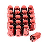 Wheel Lug Nuts, Set of 20 [1/2 in.-20, Red] - image 1