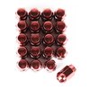 Wheel Lug Nuts, Set of 20 [1/2 in.-20, Red] - image 2