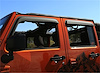 REAR WINDOW VISORS  BLACK - image 1