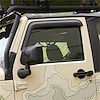 WINDOW VISOR  REAR  BLK - image 1