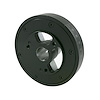 30001 Harmonic Balancer/Damper, Chevy Small Block 400, Satin Black 6 3/4" - image 1