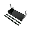 81020BK GM LSX Ignition Coil Relocation Brackets, Black - image 1