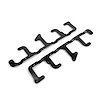 81022BK Ignition Coil Brackets, Billet Aluminum, LS2/LS3/LS7/LS9, Black - image 1