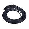 81025 LS/LT Universal Ignition Wires, 8.5mm Black, Straight Black Plug Boots - image 1