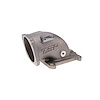 81141 Cast Aluminum Throttle Body Elbow, GM LS-Style 4-Bolt 105 mm to 4150 Flange [Satin]