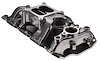 82025 Aluminum Dual Plane Air Gap Intake for Small Block Chevy [Polished] - image 1