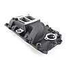 83001BK Aluminum Dual Plane Oval Port Intake Manifold for Big Block Chevy [Black] - image 1