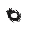 85035 Universal Ignition Wires, 8.5mm Black, 135 Deg. Plug Boots - image 1
