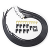 85090CE Universal Ignition Wires, 8.5mm Black, 90-Degrees CeramicPlug Boots - image 1