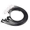 88084CE Ford Big Block Wires, 8.5mm Black, 180 Deg. White Ceramic Plug Boots - image 1