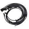 88090 Chevy Small Block Over Valve Covers Wires, 8.5mm Black, 90-Degrees Plug Boots - image 1
