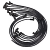 88091BCE Chevy SB Under Header Wires, 8.5mm Black, 90-Degrees Black Ceramic Plug Boots - image 1