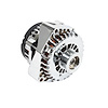 ES1024C Alternator, GM AD244 Serpentine Belt 200 Amps, Chrome, LS Truck Engines - image 1