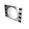 HC7511 Aluminum Fan Shroud, Single 16" Fan, 25 3/4" Wide - image 1