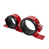 JM1020R Fuel Pump and Filter Bracket, Aluminum Bosch 044 Style Pump, Red - image 1
