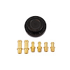 JM1060BK Fuel Pressure Regulator, 1-6 PSI, Black - image 1