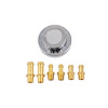 JM1060C Fuel Pressure Regulator, 1-6 PSI, Chrome - image 1