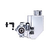 JM2021C Power Steering Pump, GM Type 2, Saginaw TC, Fabricated Reservoir, Chrome