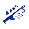 JM3101BL Throttle Cable Bracket, Holley 4150/4160 Style 4 BBL, Blue - image 1