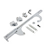 JM3101C Throttle Cable Bracket, Holley 4150/4160 Style 4 BBL, Chrome - image 1