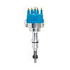 JM6602BL Pro Billet Distributor, Ford Small Block V8 (221, 260, 289, 302), Blue