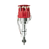 JM6606R Pro Billet Distributor, Ford BB (370,429,460) & "335" (351C,400,351M) V8, Red - image 1