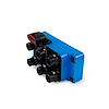 JM6808 Ignition Coil, 1989-2000 Ford V6 w/ Vertical Connection, 40K, Blue
