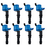 JM6946-8 Ignition Coil, 2004-2008 Ford/Lincoln/Mercury V8/V10, 25K, Blue - image 1
