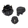 JM6952BK HEI Distributor Super Cap and Rotor Kit, 6 Cylinder Male, Black - image 1