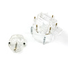 JM6953CL HEI Distributor Standard Cap and Rotor Kit, 6 Cylinder Male, Clear - image 1